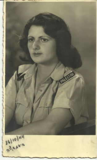 Savta Hannah in Military Dress Ismailiyah Egypt